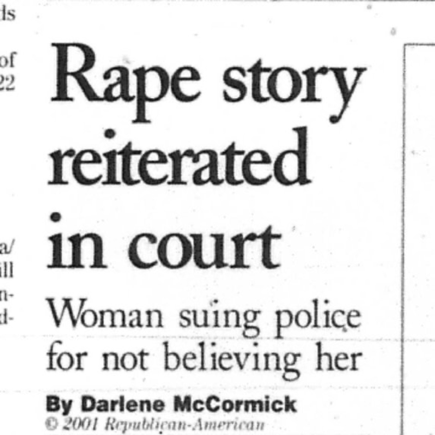 Rape story reiterated in court